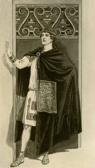 Un emperador del Imperio Oriental u Occidental - Siglo V a.C., 1924 de Herbert Norris