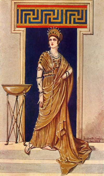 Una emperatriz del segundo y tercer siglo d.C., 1924 de Herbert Norris
