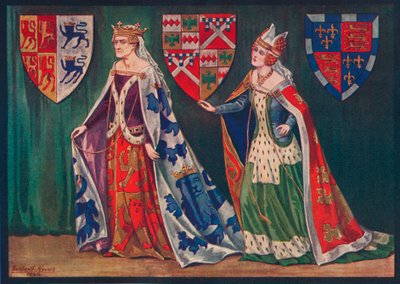 Margarita, Princesa de Gales, 1410. Joice, Lady Tiptoft, 1460, 1926 de Herbert Norris