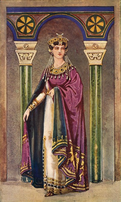 La emperatriz Teodora - Siglo VI d.C., 1924 de Herbert Norris