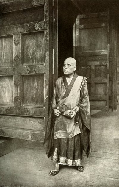 Un sacerdote de Buda, 1910 de Herbert Ponting