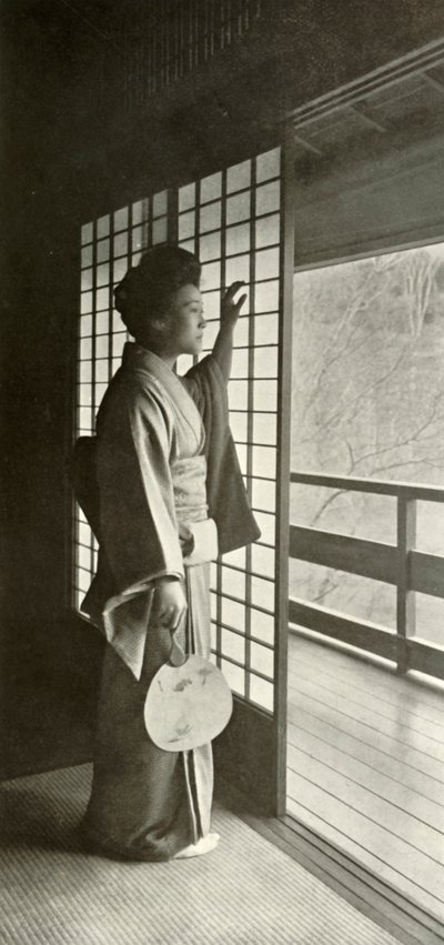 Un estudio junto al Shoji, 1910 de Herbert Ponting