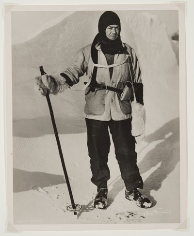 Capitán Scott (1868-1912) durante la expedición Terra Nova (1910-13) al Polo Sur de Herbert Ponting