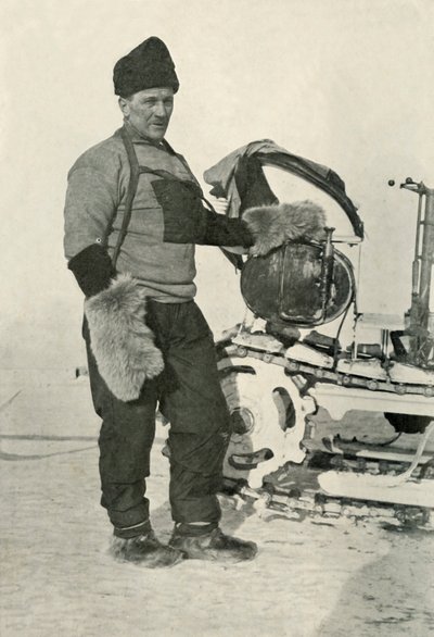 Jefe Fogonero Lashly que recibió la Medalla Albert, 1911, 1913 de Herbert Ponting