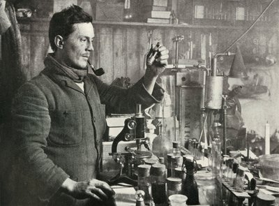 Dr. Atkinson en su laboratorio, 15 de septiembre de 1911, 1913 de Herbert Ponting
