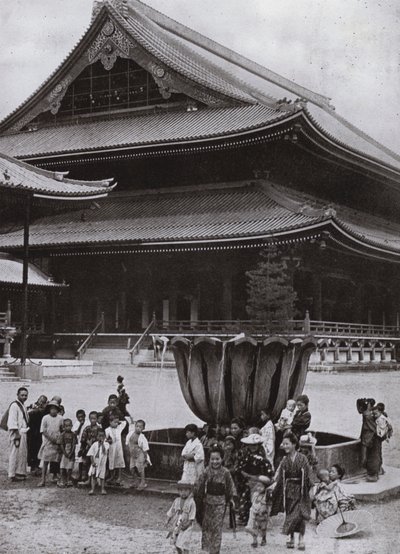 Templo Higashi Hongwanji, Kioto de Herbert Ponting