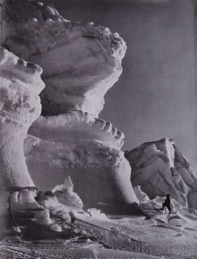 Bastiones de hielo del Castillo Berg de Herbert Ponting