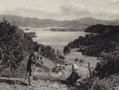 Japón en los Años 1920: Lago Kawaguchi de Herbert Ponting