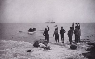 Dejado atrás en Victoria Land de Herbert Ponting