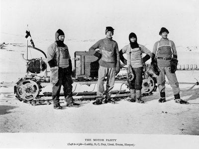 Grupo de Motor - Lashly, Day, Evans y Hooper de Herbert Ponting