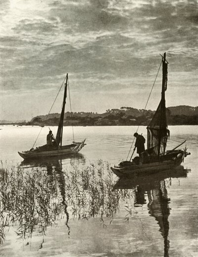 En la Bahía de Tokio, 1910 de Herbert Ponting