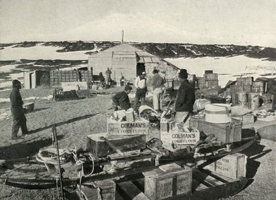 La condición de los asuntos una semana después del desembarco, 1911 de Herbert Ponting