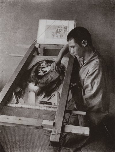 El Bordador (foto en blanco y negro) de Herbert Ponting