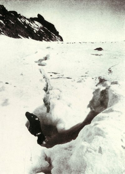 La grieta de la marea en la isla Razorback, 1911, 1913 de Herbert Ponting