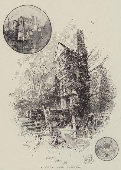 Moreton Hall, Cheshire de Herbert Railton