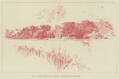 La casa del Lord Warden, Henley-on-Thames de Herbert Railton