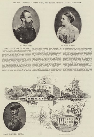 La Boda Real, Padres, Hogar y Famoso Ancestro del Novio de Herbert Railton