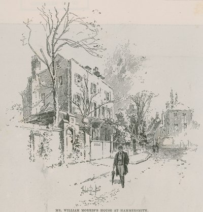 La casa de William Morris en Hammersmith de Herbert Railton