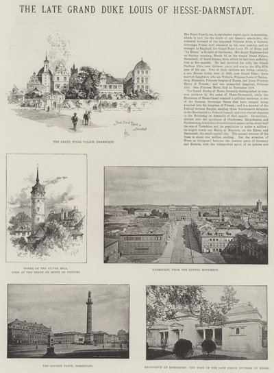 El difunto Gran Duque Luis de Hesse-Darmstadt de Herbert Railton