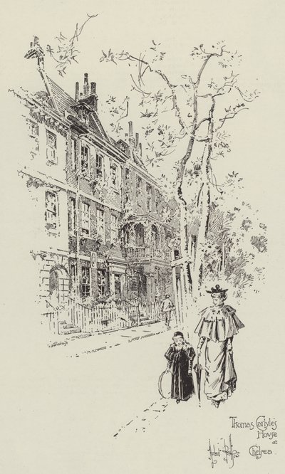 Casa de Thomas Carlyle en Chelsea de Herbert Railton