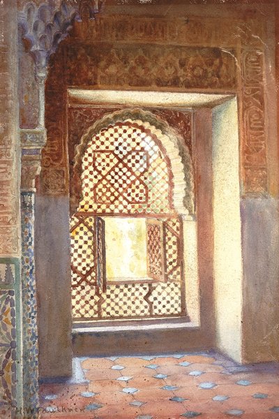 Una ventana en el Palacio de Justicia de Herbert W. Faulkner