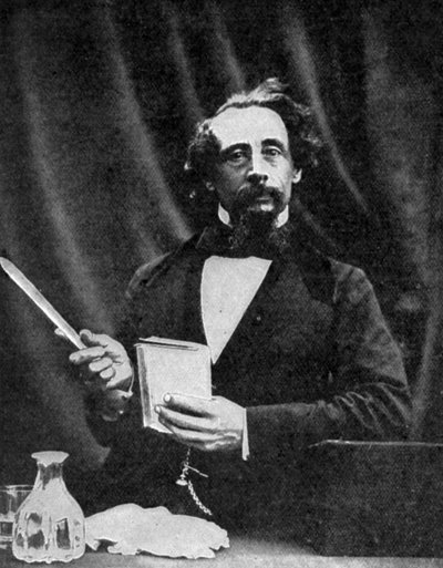 Charles Dickens dando una lectura, 1859-1912 de Herbert Watkins