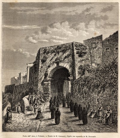 Una procesión religiosa en la Porta dell
