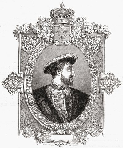 Francisco I, grabado por Pannemaker-Ligny, de 