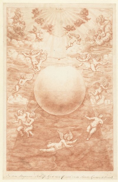 Creación del cielo y la tierra
En el principio Dios creó los cielos y la tierra (título en el objeto)
La Creación (título de la serie) de Herman Coets