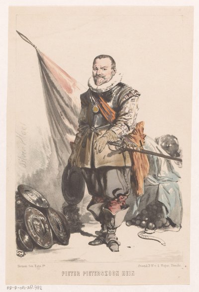 Pieter Pieterszoon Hein (título sobre objeto) de Herman Frederik Carel ten Kate