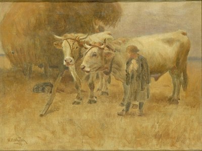 Boceto para The Harvesters de Herman Hartwich