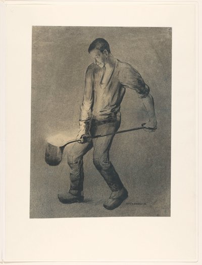 fundición de hierro de Herman Heijenbrock (signed by artist)