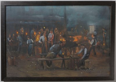 La fábrica de vidrio de Leerdam: el prensado mecánico del vidrio de Herman Heijenbrock