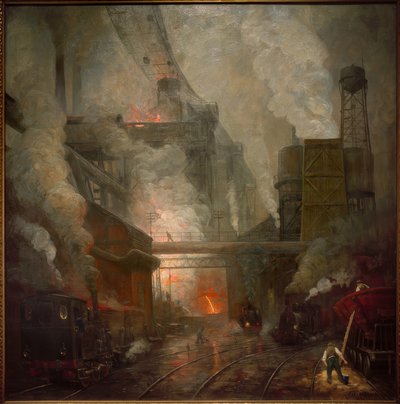 Colada de alto horno en Hörde de Herman Heijenbrock