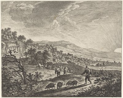 Cuidador de cerdos de Herman Saftleven