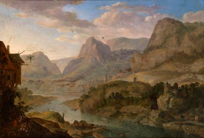 Paisaje, siglo XVII de Herman Saftleven the Younger