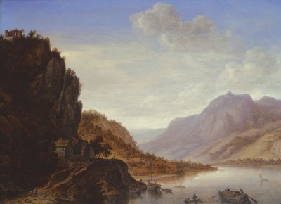 Paisaje Fluvial Montañoso de Herman the Younger Saftleven