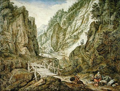 Paisaje montañoso de Herman the Younger Saftleven