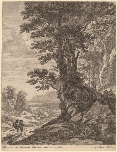 Un grupo de árboles de Herman van Swanevelt