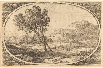 Un Paisaje con un Gran Árbol de Herman van Swanevelt
