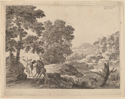 Balaam y el Asno de Herman van Swanevelt