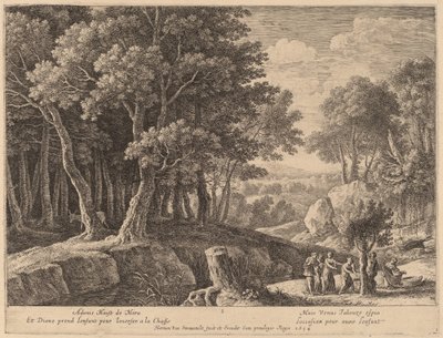 Nacimiento de Adonis de Herman van Swanevelt