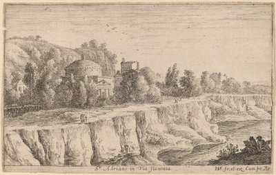Iglesia de San Adrián en la Vía Flaminia de Herman van Swanevelt