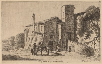 Posada en la Prima Porta de Herman van Swanevelt