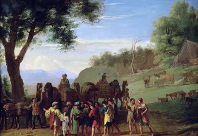 José vendido por sus hermanos de Herman van Swanevelt