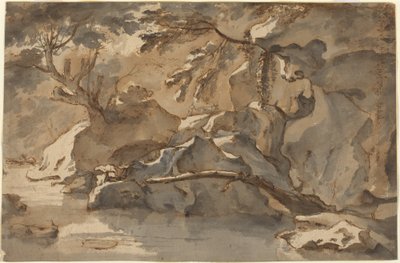 Paisaje (después de Paul Bril) de Herman van Swanevelt