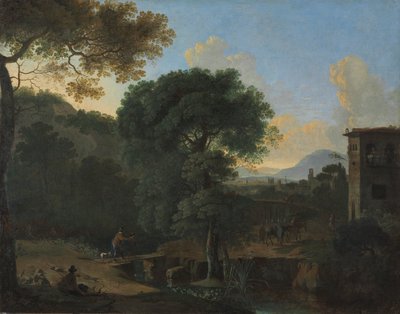 Paisaje con nómadas de Herman van Swanevelt