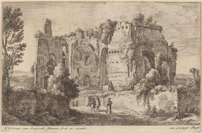 Paisaje con el cardenal de Herman van Swanevelt