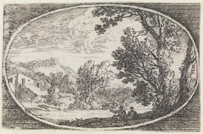 Paisaje (n.º 21 de la serie: «variae campestrum fantasiae») de Herman van Swanevelt