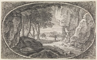 Paisaje (n.º 8 de la serie: «variae campestrum fantasiae») de Herman van Swanevelt
